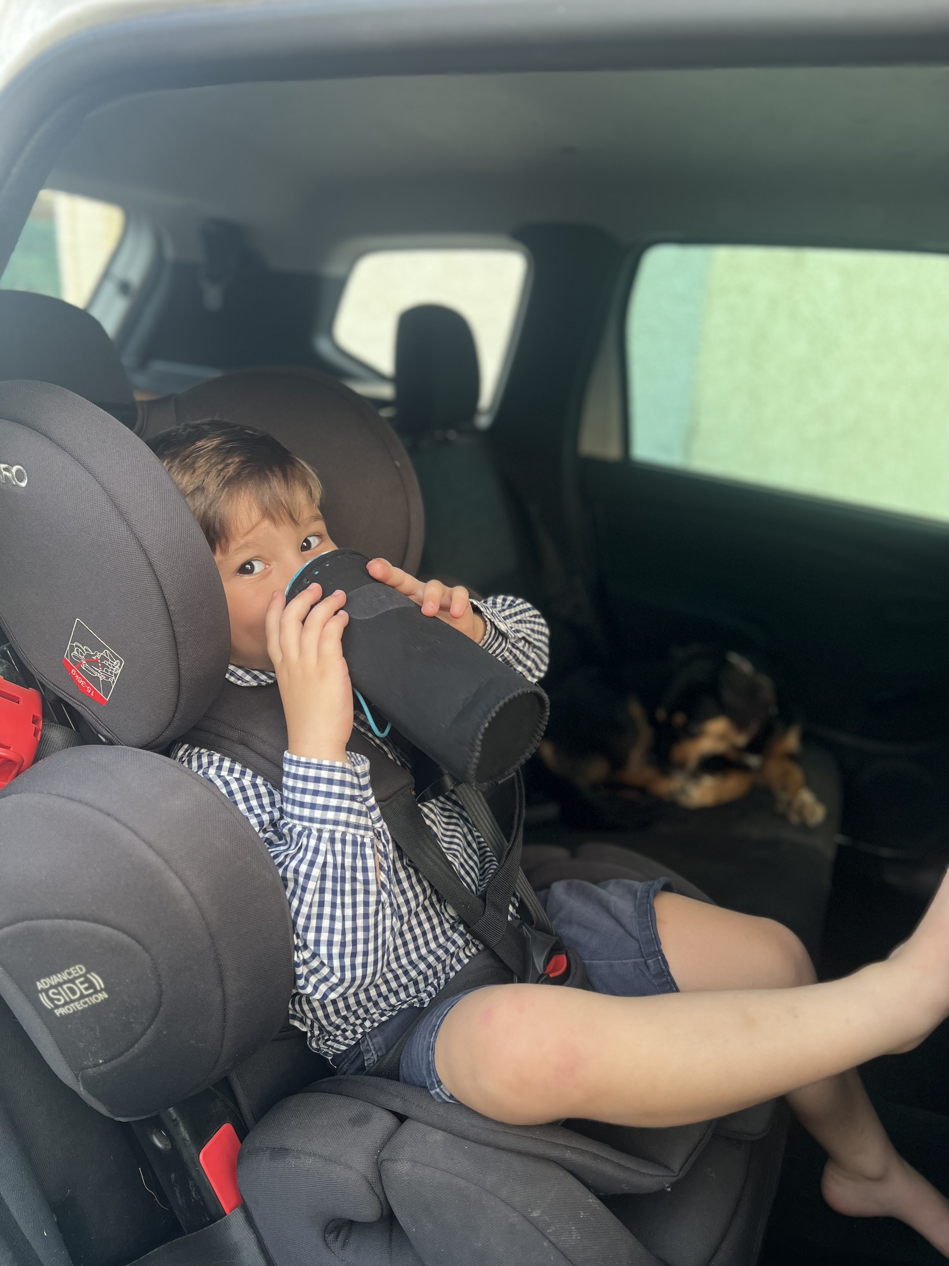 Mon Petit Baroud’O sur une poussette