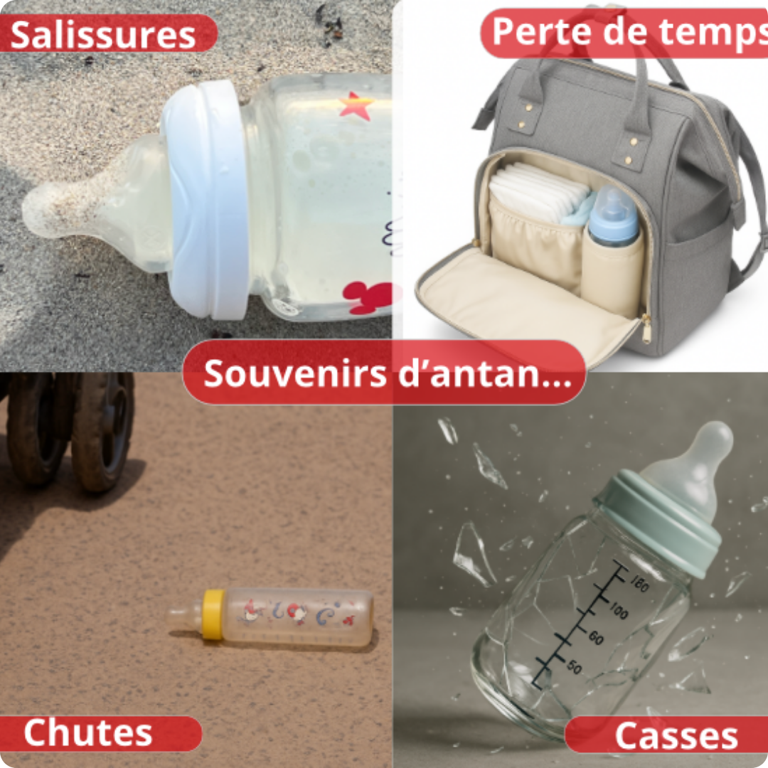 Avant : casse, chutes, objets dispersés